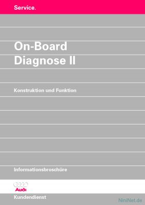 Cover des SSP Nr. 175 von Audi mit dem Titel: On-Board-Diagnose II (1997) 