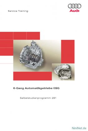 Cover des SSP Nr. 291 von Audi mit dem Titel: 6-Gang Automatikgetriebe 09G 