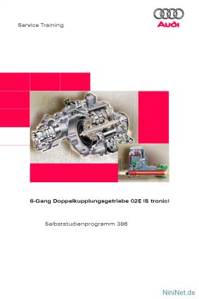 Cover des SSP Nr. 386 von Audi mit dem Titel: 6-Gang Doppelkupplungsgetriebe 02E (S tronic) 
