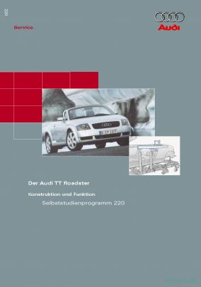 Cover des SSP Nr. 220 von Audi mit dem Titel: Der Audi TT Roadster 