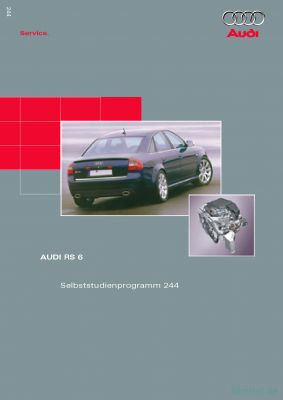 Cover des SSP Nr. 244 von Audi mit dem Titel: AUDI RS6 