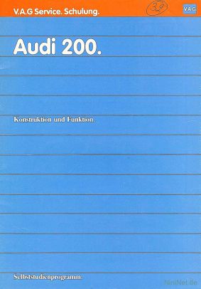 Cover des SSP Nr. 32 von Audi mit dem Titel: Audi 200 