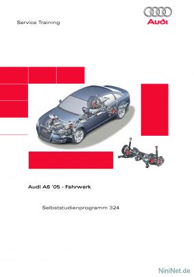 Cover des SSP Nr. 324 von Audi mit dem Titel: Audi A6 ´05 - Fahrwerk 