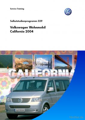 Cover des SSP Nr. 329 von VW mit dem Titel: Volkswagen Wohnmobil California 2004 