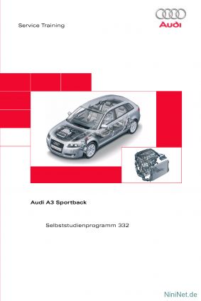 Cover des SSP Nr. 332 von Audi mit dem Titel: Audi A3 Sportback 