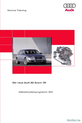 Cover des SSP Nr. 344 von Audi mit dem Titel: Der neue Audi A6 Avant ´05 