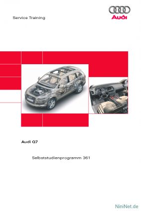 Cover des SSP Nr. 361 von Audi mit dem Titel: Audi Q7 