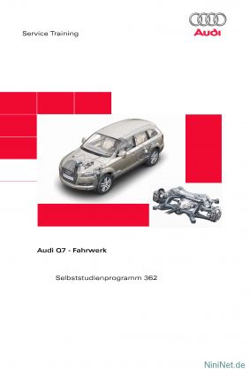 Cover des SSP Nr. 362 von Audi mit dem Titel: Audi Q7 - Fahrwerk 