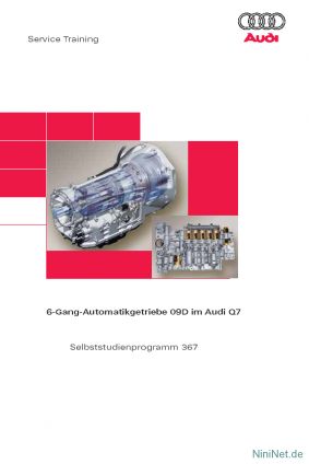 Cover des SSP Nr. 367 von Audi mit dem Titel: 6-Gang-Automatikgetriebe 09D im Audi Q7 