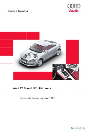 Cover des SSP Nr. 381 von Audi mit dem Titel: Audi TT Coupé ´07 - Fahrwerk 