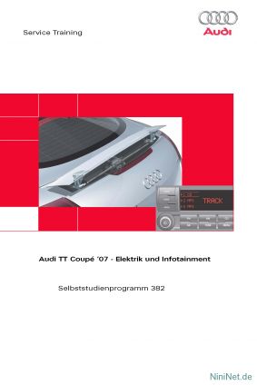 Cover des SSP Nr. 382 von Audi mit dem Titel: Audi TT Coupé ´07 - Elektrik und Infotainment 