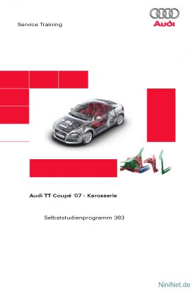 Cover des SSP Nr. 383 von Audi mit dem Titel: Audi TT Coupé ´07 - Karosserie 