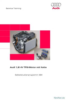 Cover des SSP Nr. 384 von Audi mit dem Titel: Audi 1,8l 4V TFSI-Motor mit Kette 