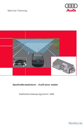 Cover des SSP Nr. 398 von Audi mit dem Titel: Spurhalteassistent - Audi lane assist 