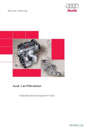 Cover des SSP Nr. 432 von Audi mit dem Titel: Audi 1,4l-TFSI-Motor 