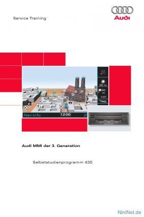 Cover des SSP Nr. 435 von Audi mit dem Titel: Audi MMI der 3. Generation 