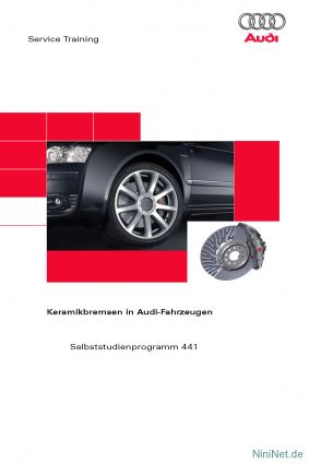 Cover des SSP Nr. 441 von Audi mit dem Titel: Keramikbremsen in Audi-Fahrzeugen 