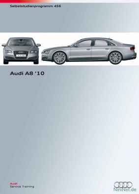 Cover des SSP Nr. 456 von Audi mit dem Titel: Audi A8 ´10 