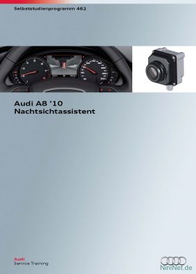 Cover des SSP Nr. 462 von Audi mit dem Titel: Audi A8 ´10 Nachtsichtassistent 