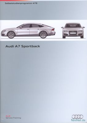 Cover des SSP Nr. 478 von Audi mit dem Titel: Audi A7 Sportback 