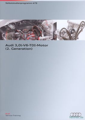 Cover des SSP Nr. 479 von Audi mit dem Titel: Audi 3,0l-V6-TDI-Motor (2. Generation)