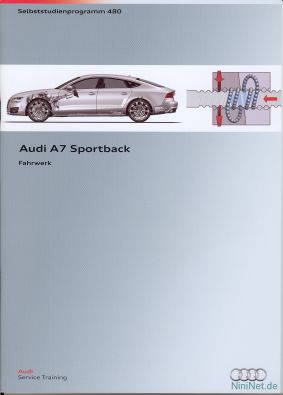 Cover des SSP Nr. 480 von Audi mit dem Titel: Audi A7 Sportback Fahrwerk