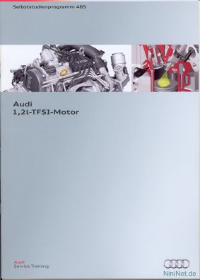 Cover des SSP Nr. 485 von Audi mit dem Titel: Audi 1,2l-TFSI-Motor 