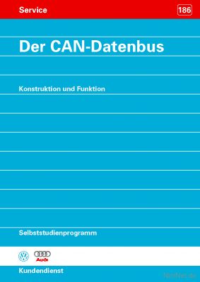Cover des SSP Nr. 186 von VW / Audi mit dem Titel: Der CAN-Datenbus 