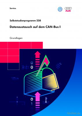 Cover des SSP Nr. 238 von VW / Audi mit dem Titel: Datenaustausch auf dem CAN-Bus I 