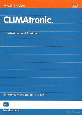 Klimaanlage mit automatischer Regelung - Selbststudienprogramm von