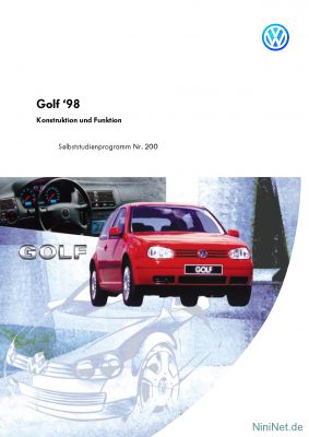 Cover des SSP Nr. 200 von VW mit dem Titel: Golf ´98 