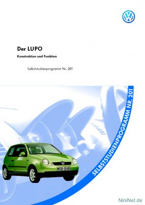 Cover des SSP Nr. 201 von VW mit dem Titel: Der LUPO 