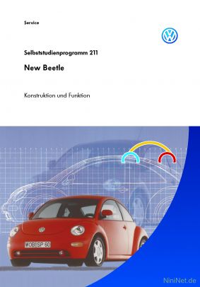 Cover des SSP Nr. 211 von VW mit dem Titel: New Beetle 