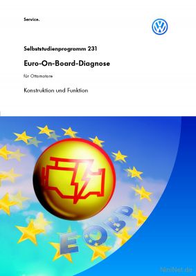 Cover des SSP Nr. 231 von VW mit dem Titel: Euro-On-Board-Diagnose für Ottomotore