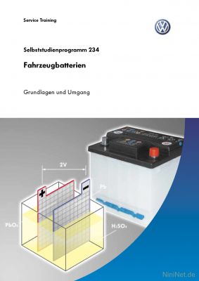 Cover des SSP Nr. 234 von VW mit dem Titel: Starterbatterien und Ladesysteme 