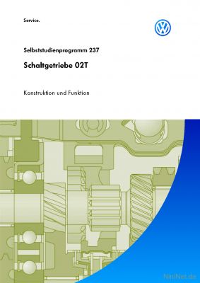 Cover des SSP Nr. 237 von VW mit dem Titel: Schaltgetriebe 02T 