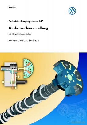 Cover des SSP Nr. 246 von VW mit dem Titel: Nockenwellenverstellung mit Flügelzellenversteller
