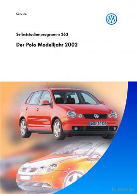 Cover des SSP Nr. 263 von VW mit dem Titel: Der Polo Modelljahr 2002 