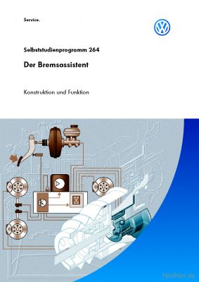 Cover des SSP Nr. 264 von VW mit dem Titel: Der Bremsassistent 