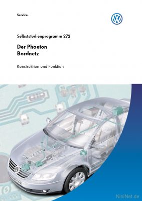 Cover des SSP Nr. 272 von VW mit dem Titel: Der Phaeton - Bordnetz 