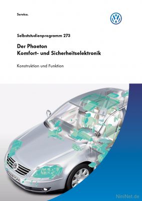 Cover des SSP Nr. 273 von VW mit dem Titel: Der Phaeton - Komfort- und Sicherheitselektronik 