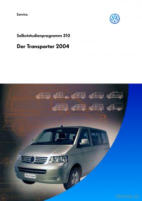 Cover des SSP Nr. 310 von VW mit dem Titel: Der Transporter 2004 