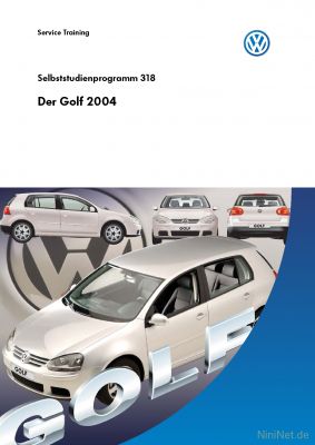 Cover des SSP Nr. 318 von VW mit dem Titel: Der Golf 2004 