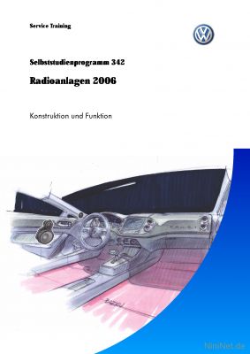 Cover des SSP Nr. 342 von VW mit dem Titel: Radioanlagen 2006 