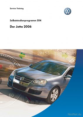 Cover des SSP Nr. 354 von VW mit dem Titel: Der Jetta 2006 