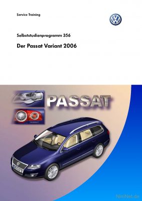 Cover des SSP Nr. 356 von VW mit dem Titel: Der Passat Variant 2006 