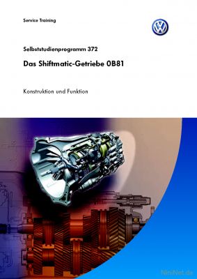 Cover des SSP Nr. 372 von VW mit dem Titel: Das Shiftmatic-Getriebe 0B81 