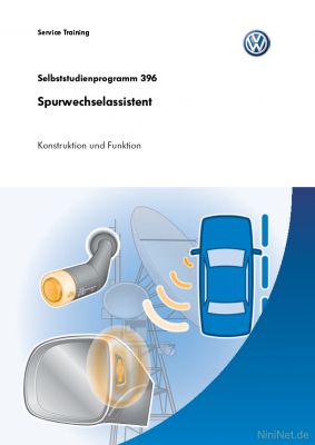 Cover des SSP Nr. 396 von VW mit dem Titel: Spurwechselassistent 
