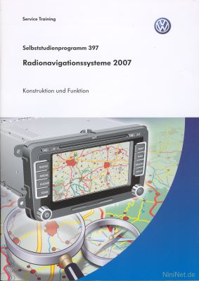 Cover des SSP Nr. 397 von VW mit dem Titel: Radionavigationssysteme 2007 