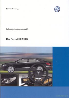 Cover des SSP Nr. 417 von VW mit dem Titel: Der Passat CC 2009 